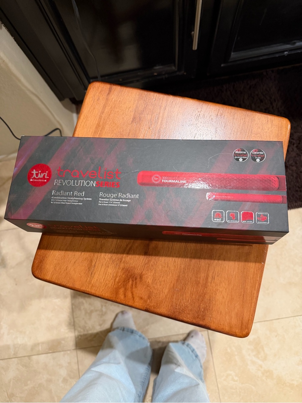 T3 Travelist Revolution Series Hair Straightener - Radiant Red
